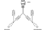 Ljussats: FRISTOM FT-088 bakljus + ASPÖCK FLEXIPOINT I sidomarkeringsljus + MANTES 7m 13-stifts sele