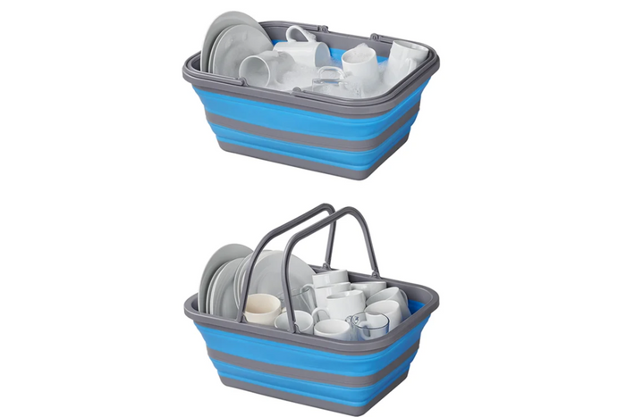 Hopfällbar reseskål ProPlus 370303V01 silikonskål 16L