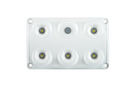HORPOL LWD2153 LED 900lm bilkupélampa med strömbrytare