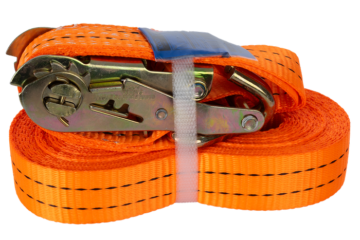 UNITRAILER 8m/35mm/2t orange transportband med spännare