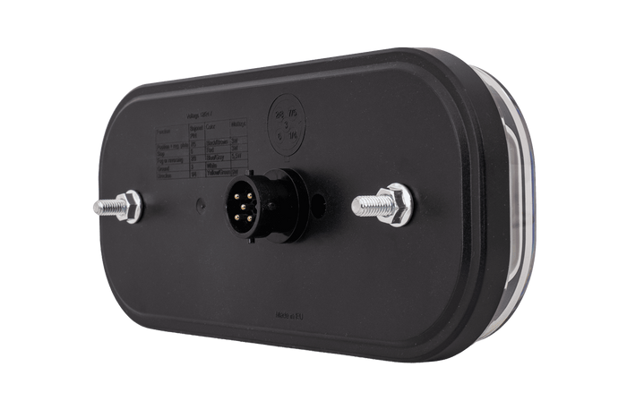 FRISTOM FT-230 LED-bajonettbaklykta, 6 funktioner, universal