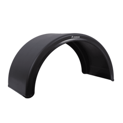 Dubbelskärm för släpvagn 15-17,5" DOMAR DK1515 hjulhus 860/410mm