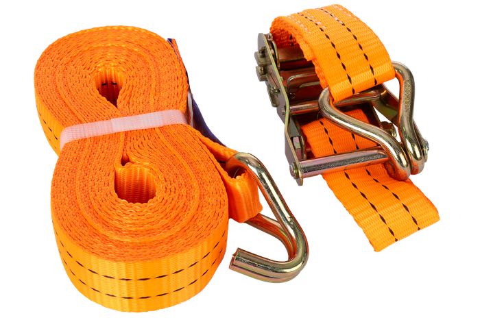 UNITRAILER 8m/35mm/2t orange transportband med spännare