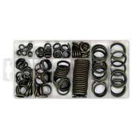 Set med metall-gummibrickor YATO YT-068582 blandade storlekar 150 delar