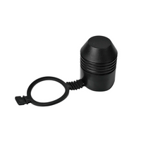 Dragkulskydd i plast LAMPA 38970 med säkerhetsrem