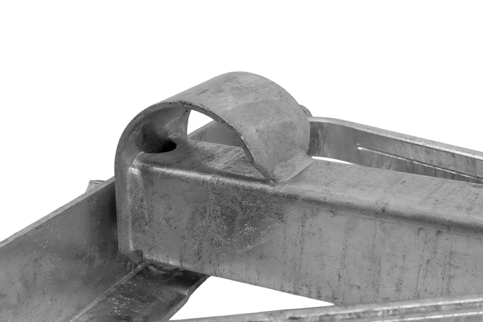 KNOTT 6X1197.007 utdragbar hörnstödsstabilisator för släpvagn 1100kg 498mm
