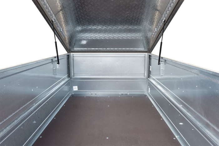 UNITRAILER GARDEN TRAILER 264 KIPP släpvagnsskydd med cylindrar/nyckellås
