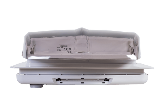 Automatisk takfläkt PUNDMANN PLUS FLÄKT för husbil med belysning, rullgardin 400×400 mm