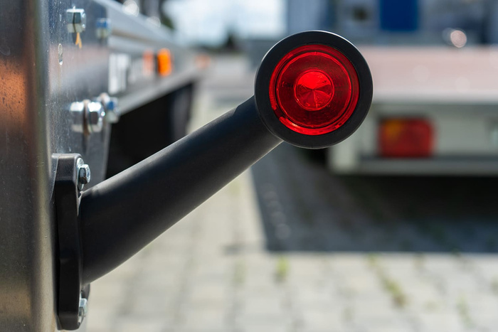 HORPOL LD 726/L LED vänster markeringslampa på gummiarm