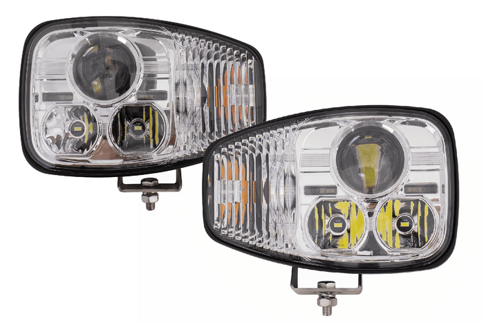 TT Technology TT.16610-L+TT.16610-P LED-strålkastare 3 funktioner 21xLED 4450lm vänster+höger för JCB/Cat/Manitou/Volvo/Terex