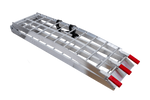UNITRAILER ALR002 hopfällbar ramp aluminiumramp för släpvagn 221cm 340kg med rem