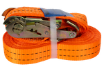 UNITRAILER 8m/35mm/2t orange transportband med spännare