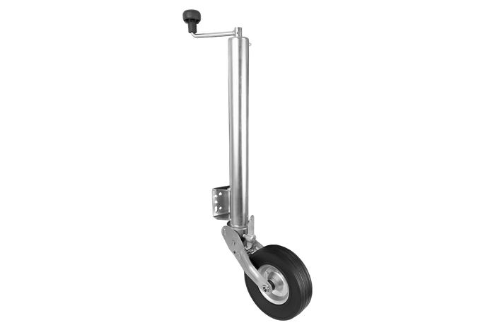 WINTERHOFF VK 60-BLH-255 SB automatiskt stödhjul med handtag 500kg 60mm 670-905mm