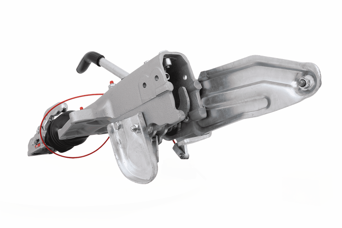KNOTT KFG30A påskjutsanordning med K35A-koppling för en 3000 kg släpvagn med dragstång av V-typ
