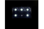 HORPOL LWD2153/CZ LED 900lm svart bilkupélampa med strömbrytare