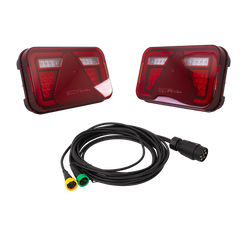 ASPÖCK MULTILED IV LED-bakljus + ASPÖCK-kablage 4,5m 7-polig
