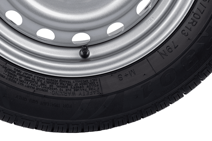 Släphjul DÄCK WANDA 155/70 R13 79N FÄLG TRAILER TOPP 4Jx13"H2 4x100 ET:30