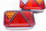 Ljusset: FRISTOM LED-bakljus + HORPOL LED-sidomarkeringsljus + MANTES 7m 13-stifts sele