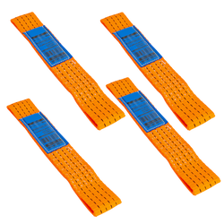 Set med fyra transportselar för UNITRAILER-släpvagn 0,3m/50mm/4t orange