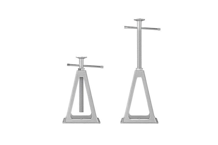 Set med fyra utdragbara stöd ProPlus 360803 stabilisator för 3600 kg släpvagn 430 mm